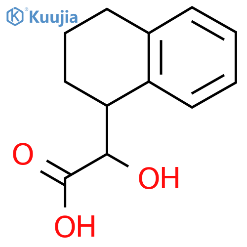 2-Hydroxy-2-(1,2,3,4-tetrahydronaphthalen-1-yl)acetic acid structure