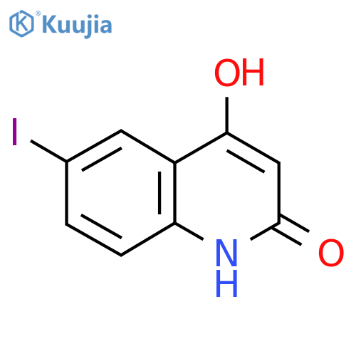 6-Iodoquinoline-2,4-diol structure