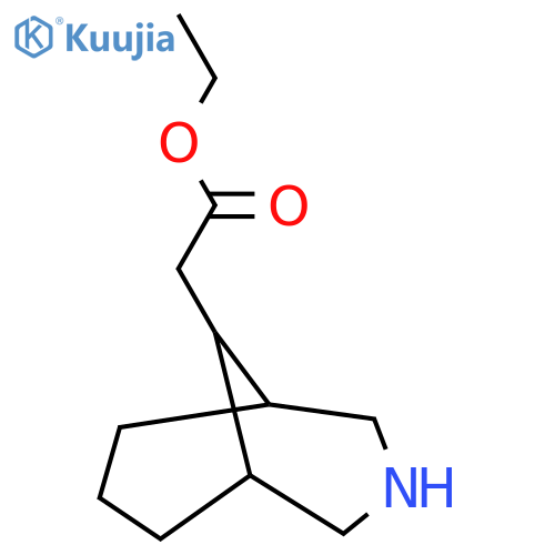 Ethyl 2-(3-azabicyclo[3.3.1]nonan-9-yl)acetate structure