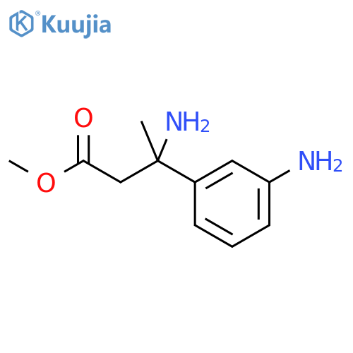 Methyl 3-amino-3-(3-aminophenyl)butanoate structure