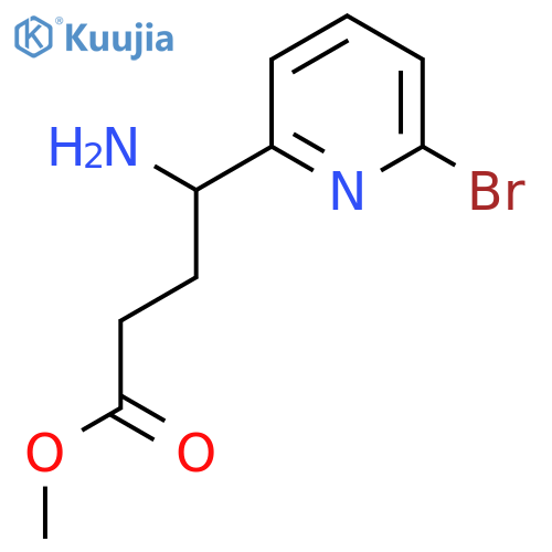 Methyl 4-amino-4-(6-bromopyridin-2-yl)butanoate structure