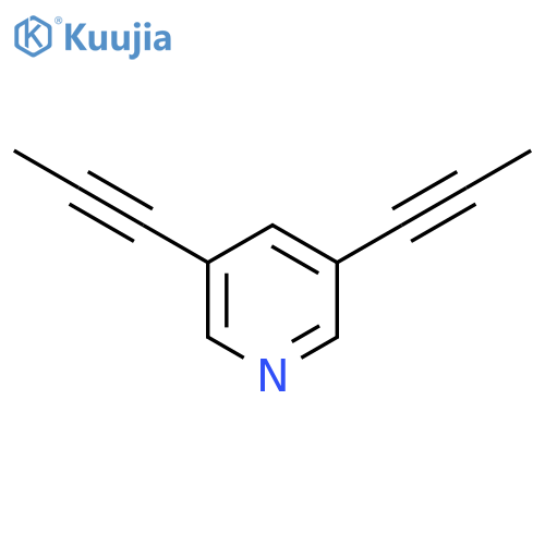3,5-Di(prop-1-ynyl)pyridine structure