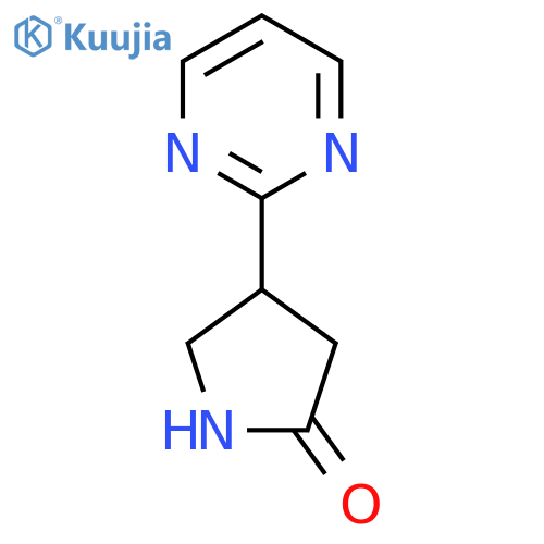 4-(Pyrimidin-2-yl)pyrrolidin-2-one structure