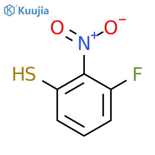 3-Fluoro-2-nitrobenzenethiol structure