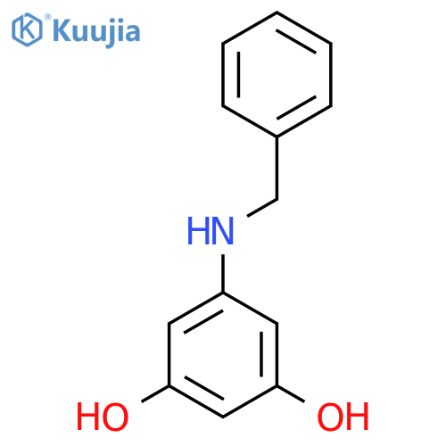 5-(Benzylamino)benzene-1,3-diol structure
