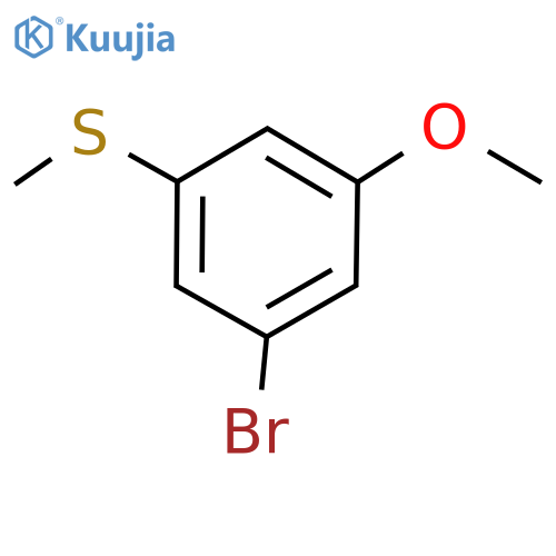 (3-Bromo-5-methoxyphenyl)(methyl)sulfane structure