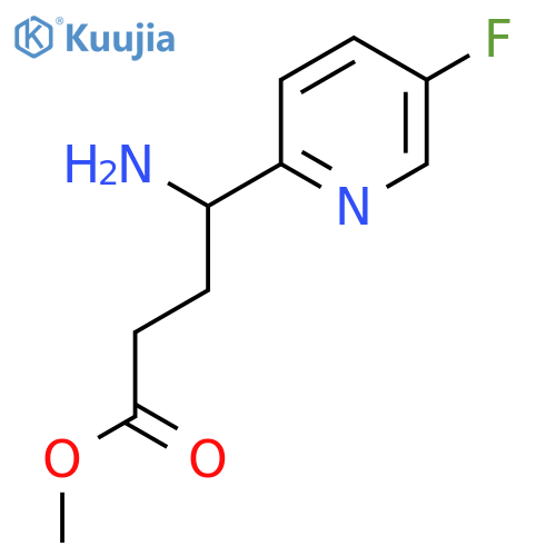 Methyl 4-amino-4-(5-fluoropyridin-2-yl)butanoate structure