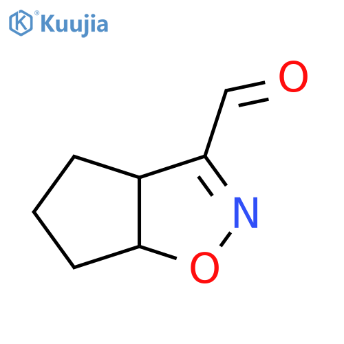 4,5,6,6a-Tetrahydro-3aH-cyclopenta[d][1,2]oxazole-3-carbaldehyde structure