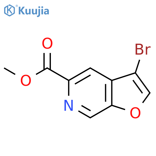 Methyl 3-bromofuro[2,3-c]pyridine-5-carboxylate structure