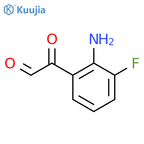 2-(2-Amino-3-fluorophenyl)-2-oxoacetaldehyde structure