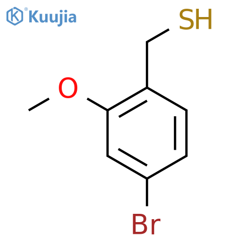 (4-Bromo-2-methoxyphenyl)methanethiol structure