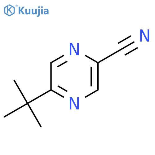 5-Tert-butylpyrazine-2-carbonitrile structure
