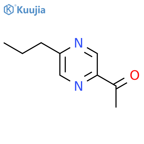 Ethanone,1-(5-propyl-2-pyrazinyl)- structure