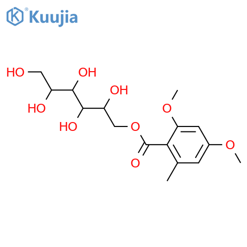Mannitol; L-form, 1-O-(2,4-Dimethoxy-6-methylbenzoyl) structure