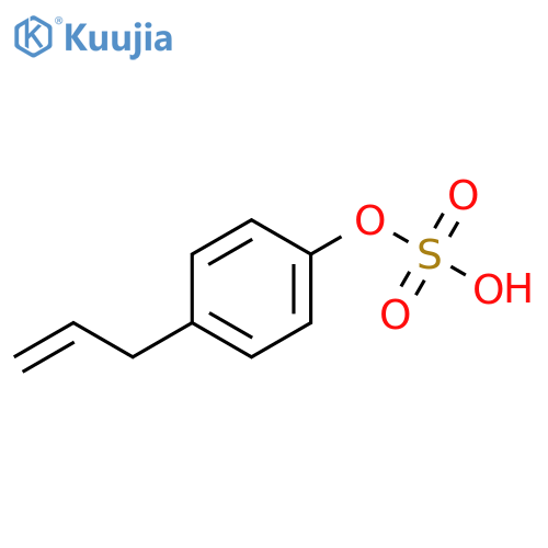 Phenol, 4-(2-propen-1-yl)-, 1-(hydrogen sulfate) structure
