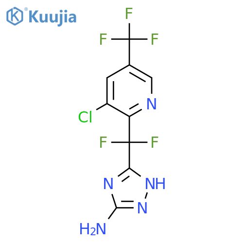 3-((3-Chloro-5-(trifluoromethyl)pyridin-2-yl)difluoromethyl)-1H-1,2,4-triazol-5-amine structure