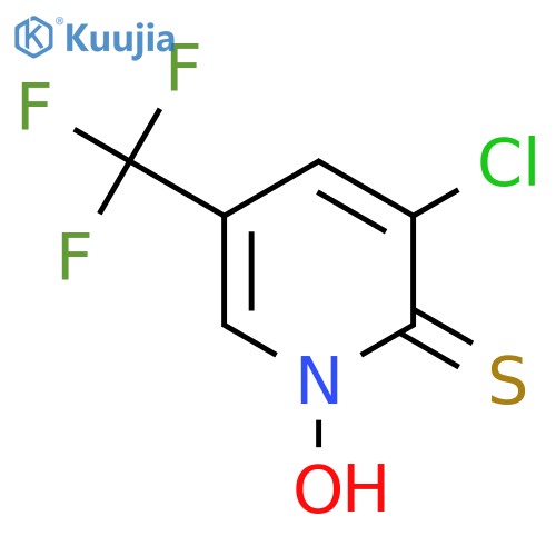 3-Chloro-2-mercapto-5-(trifluoromethyl)pyridine 1-oxide structure