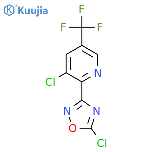 5-Chloro-3-(3-chloro-5-(trifluoromethyl)pyridin-2-yl)-1,2,4-oxadiazole structure