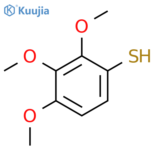 2,3,4-Trimethoxybenzenethiol structure