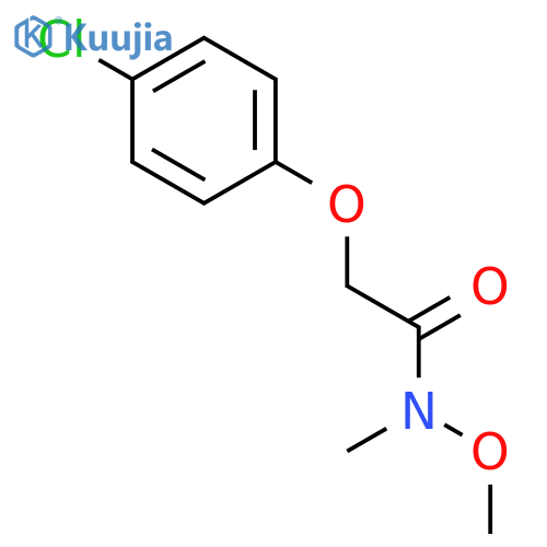 Acetamide, 2-(4-chlorophenoxy)-N-methoxy-N-methyl- structure