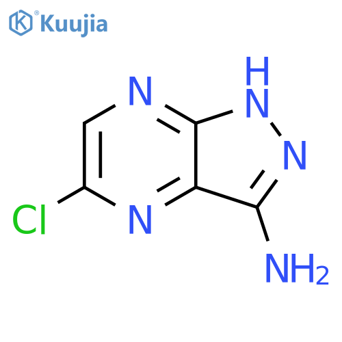 5-Chloro-1H-pyrazolo[3,4-b]pyrazin-3-amine structure