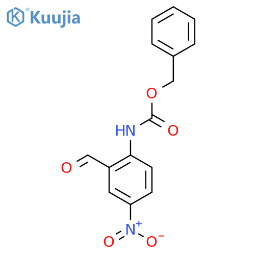 benzyl N-(2-formyl-4-nitrophenyl)carbamate structure
