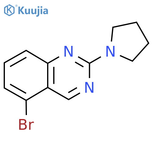 5-Bromo-2-(pyrrolidin-1-yl)quinazoline structure