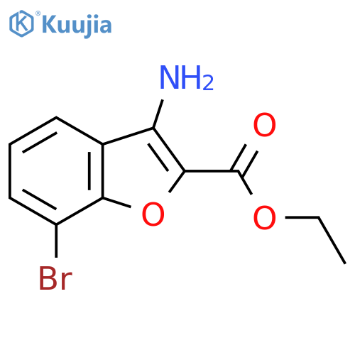 Ethyl 3-Amino-7-Bromo-1-Benzofuran-2-Carboxylate structure