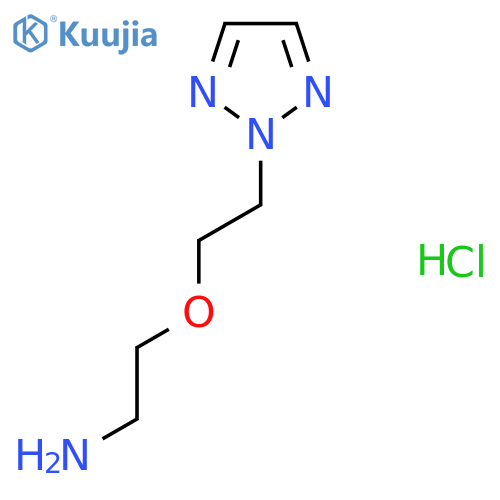2-(2-(2H-1,2,3-triazol-2-yl)ethoxy)ethan-1-amine hydrochloride structure