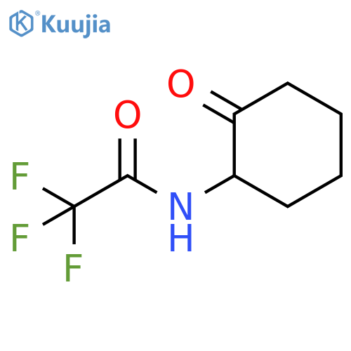 2,2,2-trifluoro-N-(2-oxocyclohexyl)acetamide structure