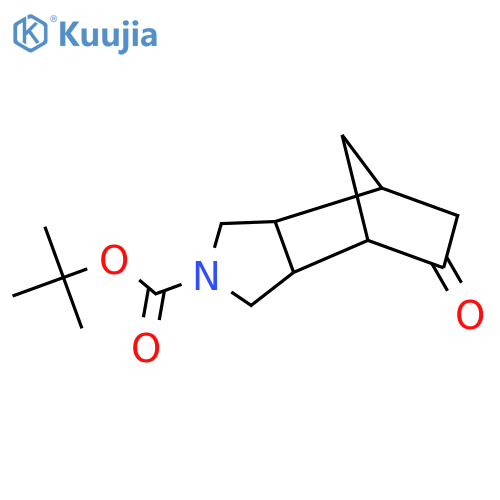 8-Oxo-4-aza-tricyclo[5.2.1.02,6]decane-4-carboxylic acid tert-butyl ester structure