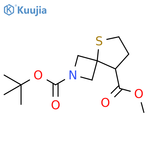 2-tert-butyl 8-methyl 5-thia-2-azaspiro[3.4]octane-2,8-dicarboxylate structure