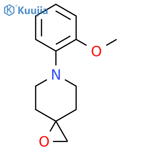 6-(2-Methoxyphenyl)-1-oxa-6-azaspiro2.5octane structure