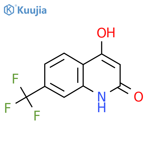 4-Hydroxy-7-(trifluoromethyl)quinolin-2(1H)-one structure