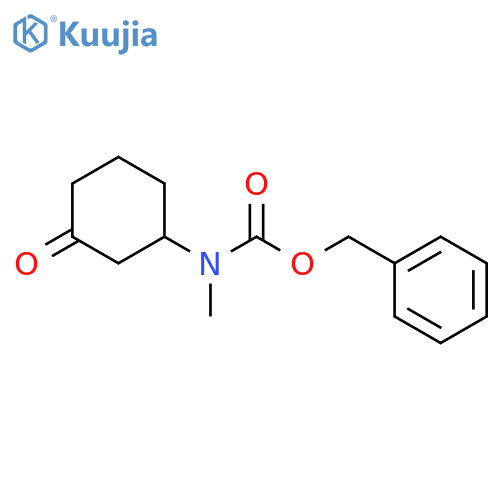 Methyl-(3-oxo-cyclohexyl)-carbamic acid benzyl ester structure