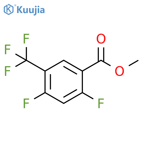 Methyl 2,4-Difluoro-5-(trifluoromethyl)benzoate structure