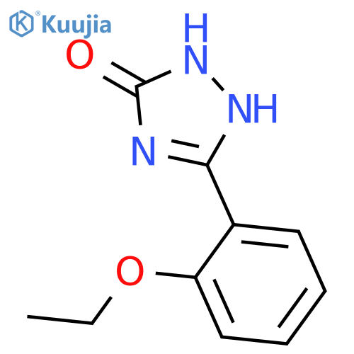3H-1,2,4-Triazol-3-one, 5-(2-ethoxyphenyl)-1,2-dihydro- structure