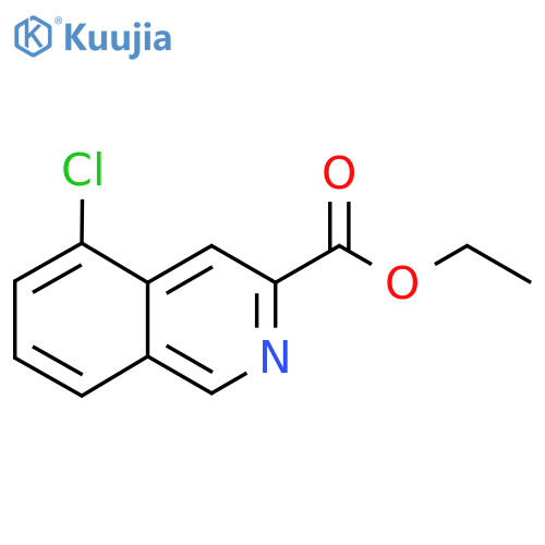 Ethyl 5-chloroisoquinoline-3-carboxylate structure