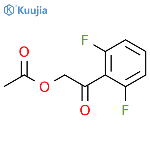 Ethanone, 2-(acetyloxy)-1-(2,6-difluorophenyl)- structure