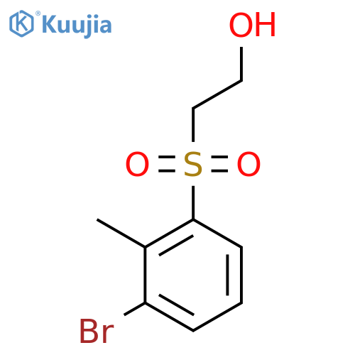 2-(3-Bromo-2-methyl-benzenesulfonyl)-ethanol structure