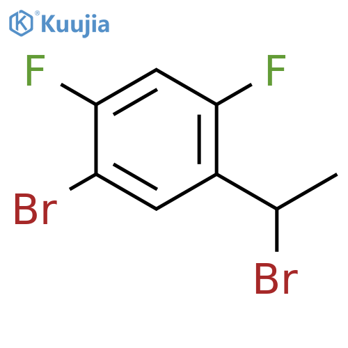 1-bromo-5-(1-bromoethyl)-2,4-difluorobenzene structure