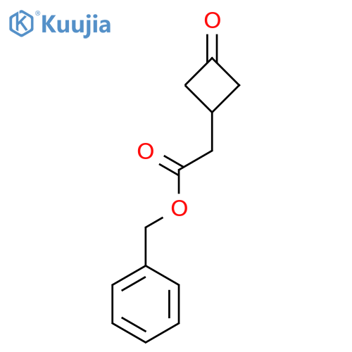 Benzyl 2-(3-oxocyclobutyl)acetate structure