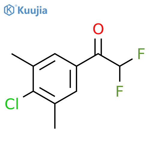 1-(4-Chloro-3,5-dimethylphenyl)-2,2-difluoroethanone structure