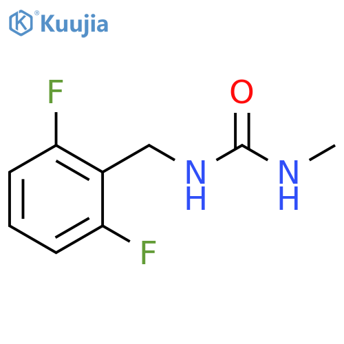 1-[(2,6-difluorophenyl)methyl]-3-methylurea structure