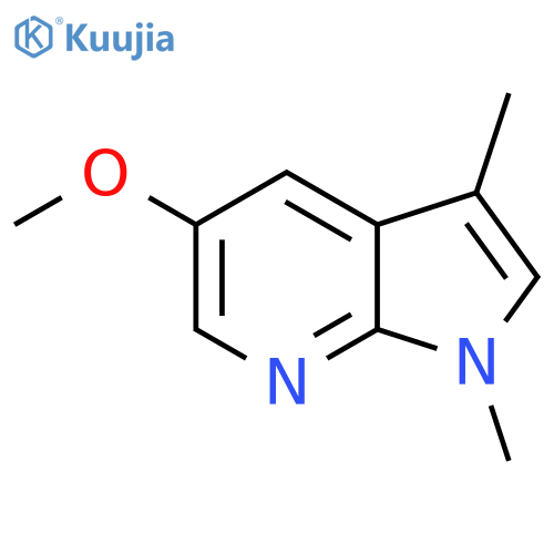 5-Methoxy-1,3-dimethyl-1H-pyrrolo[2,3-b]pyridine structure