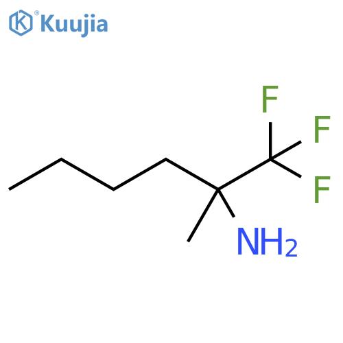 2-Hexanamine, 1,1,1-trifluoro-2-methyl- structure