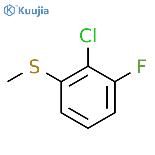 2-Chloro-1-fluoro-3-(methylsulfanyl)benzene structure