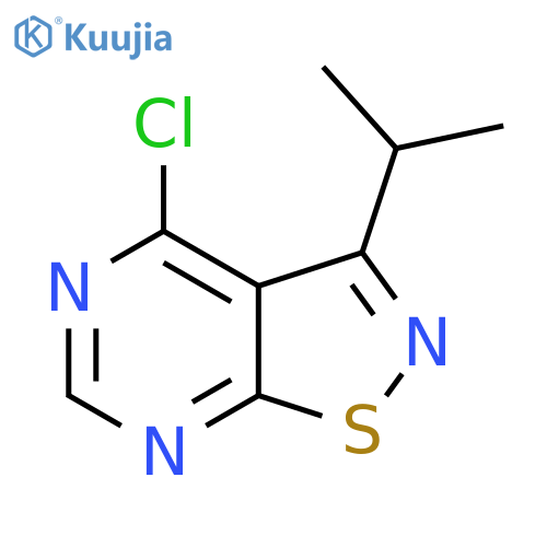 4-Chloro-3-isopropylisothiazolo[5,4-D]pyrimidine structure