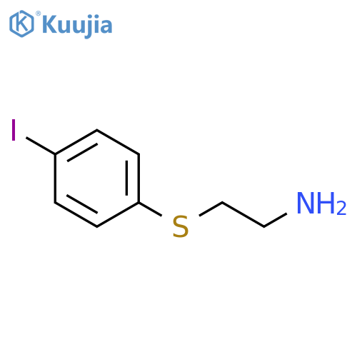 1-[(2-Aminoethyl)sulfanyl]-4-iodobenzene structure