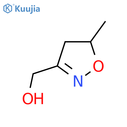 (5-Methyl-4,5-dihydro-1,2-oxazol-3-yl)methanol structure
